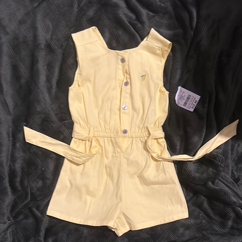 Yellow Kids Romper
